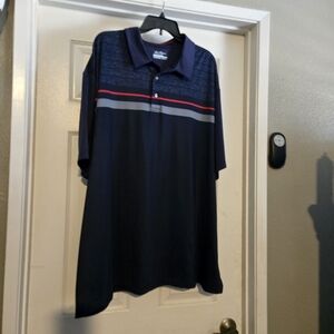 Hogan Dark Blue Polo with Red and Gray Accents